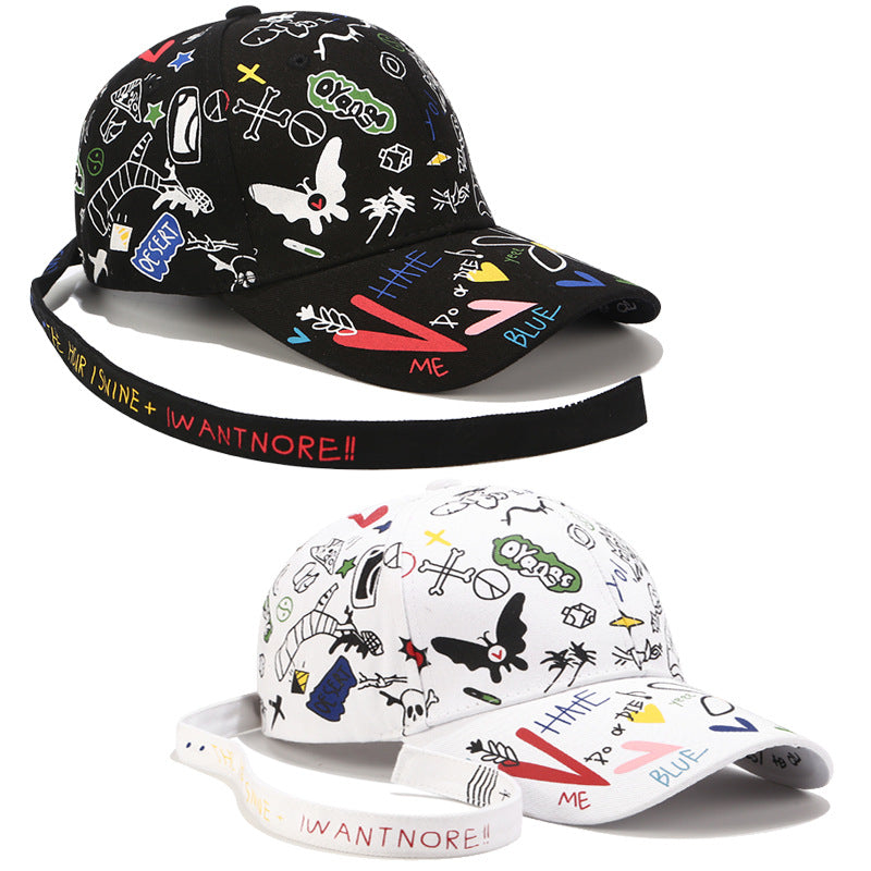 Wholesale Cotton Graffiti Baseball Hat